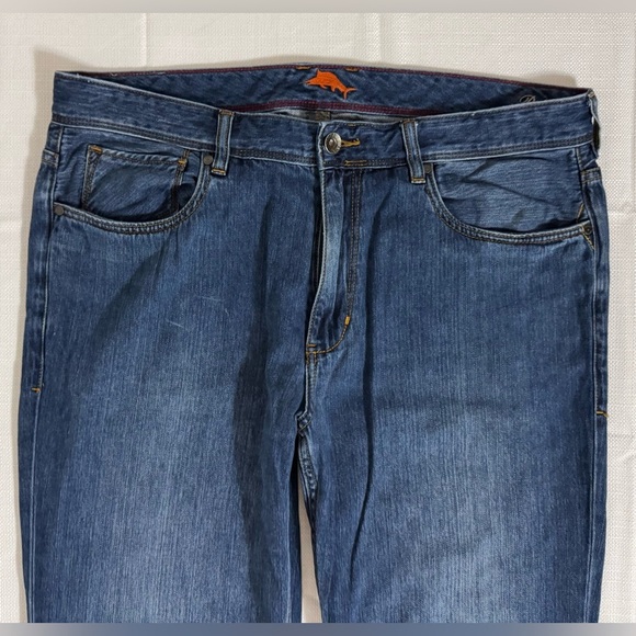 Tommy Bahama Cayman Relaxed Jeans Blue Denim 38x31 - Picture 7 of 16